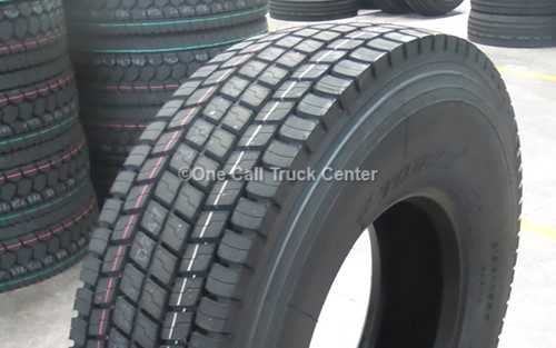 A tire, close view