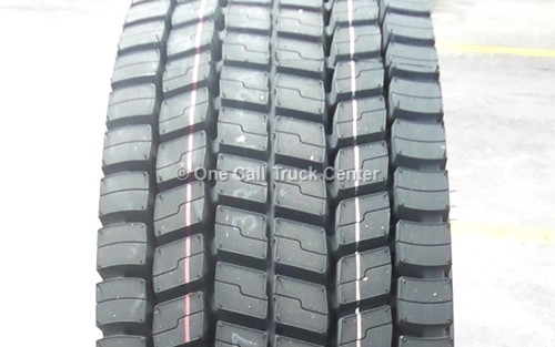 Tire treads, close view