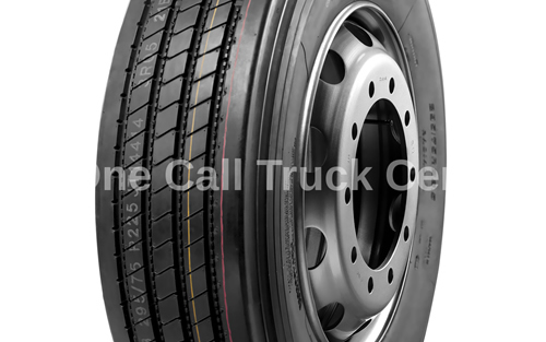 A tire, close view
