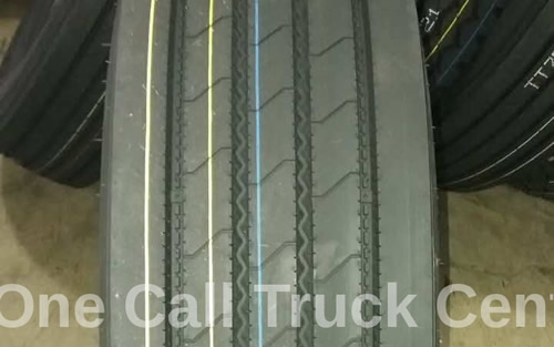 Tire treads, close view
