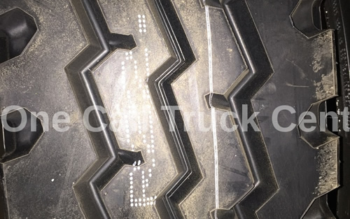 A tire, close view